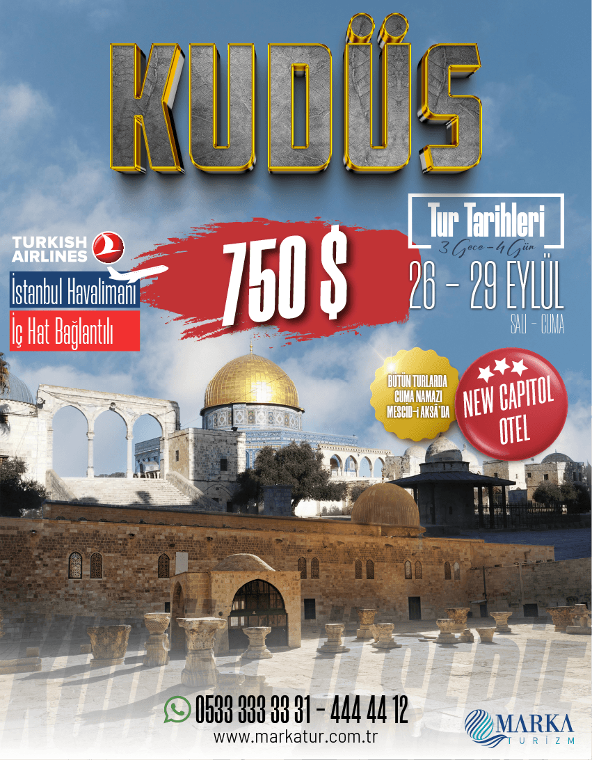 ekonomik kudüs turları - diyanet kudüs turları 2023 fiyatları - thy kudüs uçak bileti -